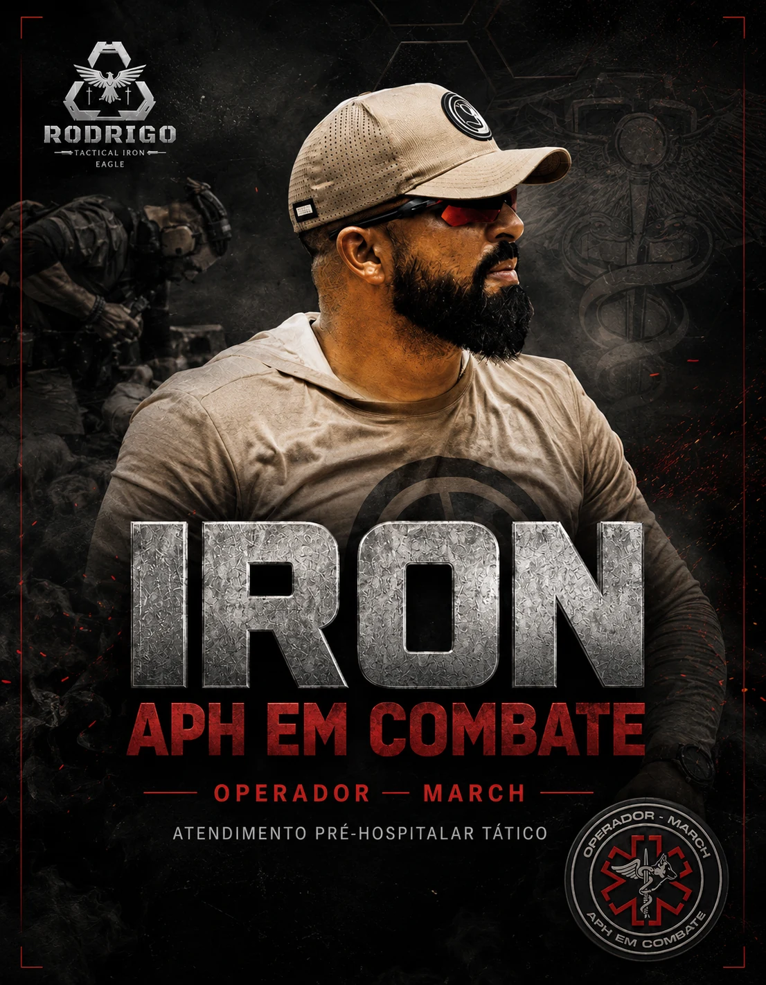 Capa oficial da formação APH EM COMBATE