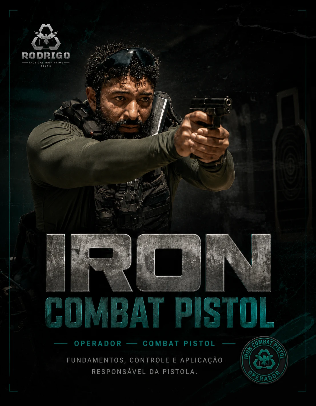 Capa oficial da formação IRON COMBAT PISTOL