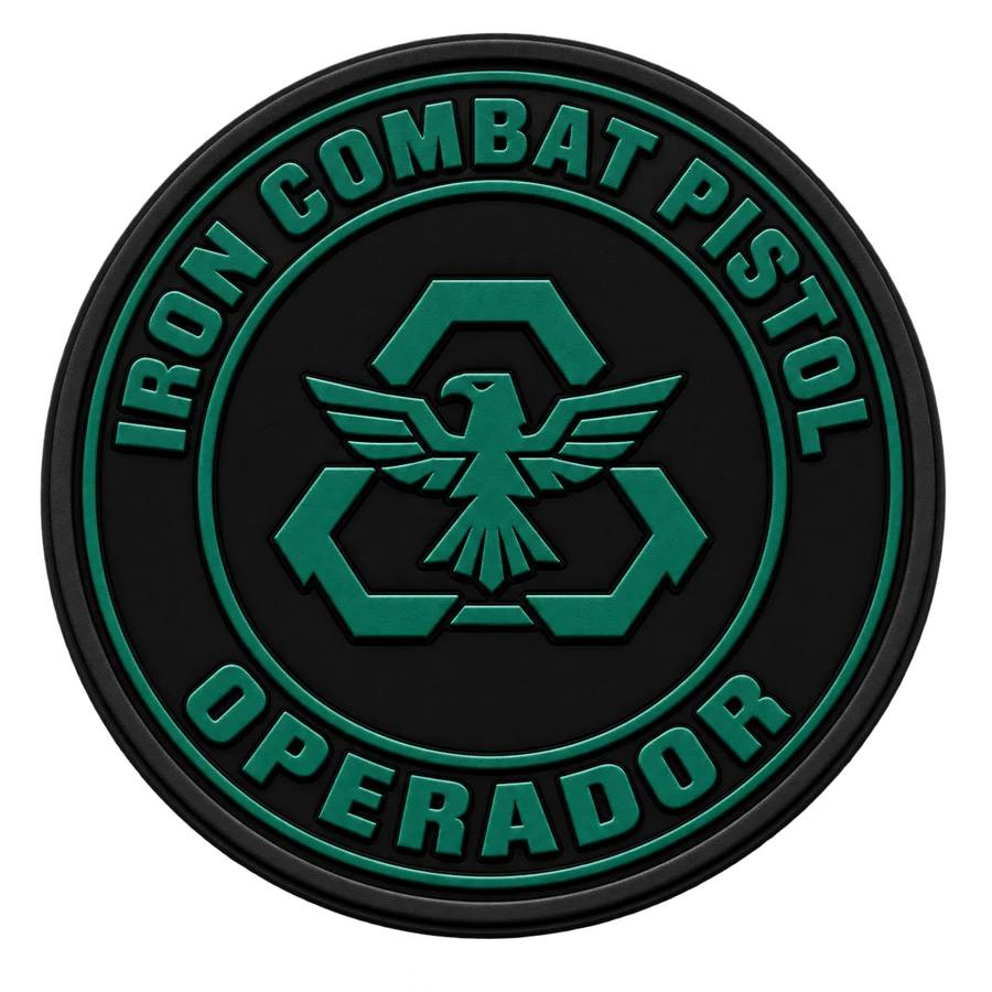 Brevê oficial Iron Combat Pistol — Operador