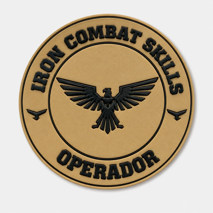 Brevê oficial Iron Combat Skills — Operador